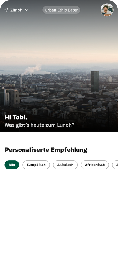 Die App für personalisierte Restaurantempfehlungen