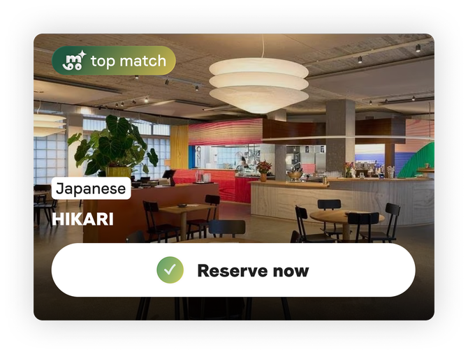 Reserve a table in Zurich